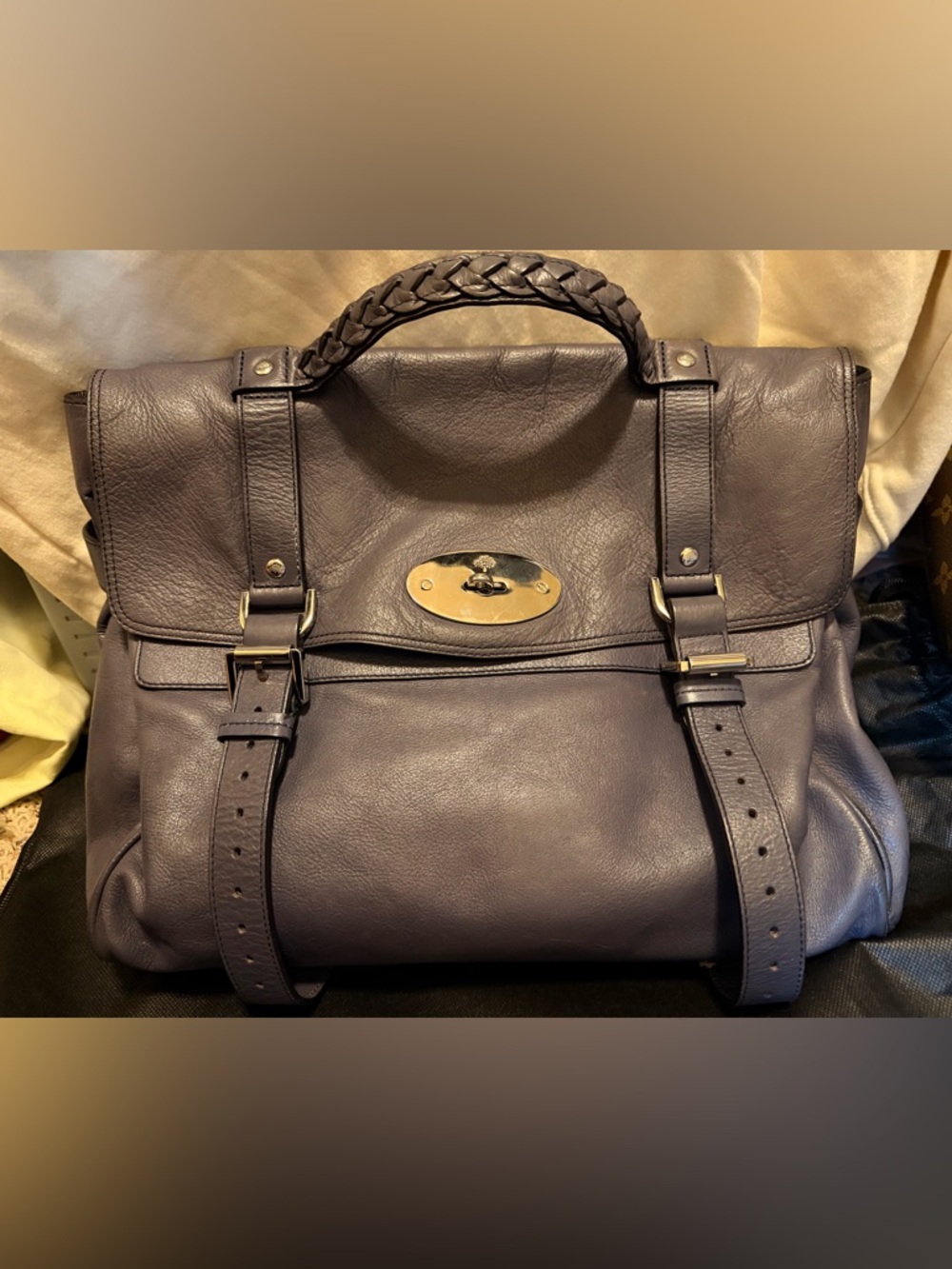 Authentic Mulberry Alexa Slate Purse